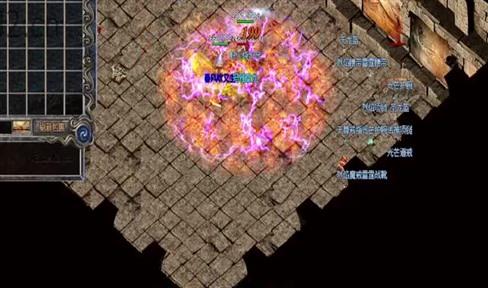 传奇战士pk的野蛮冲撞隐藏技能